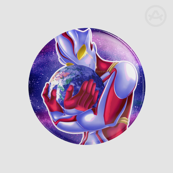 Ultraman Mebius Button Badge