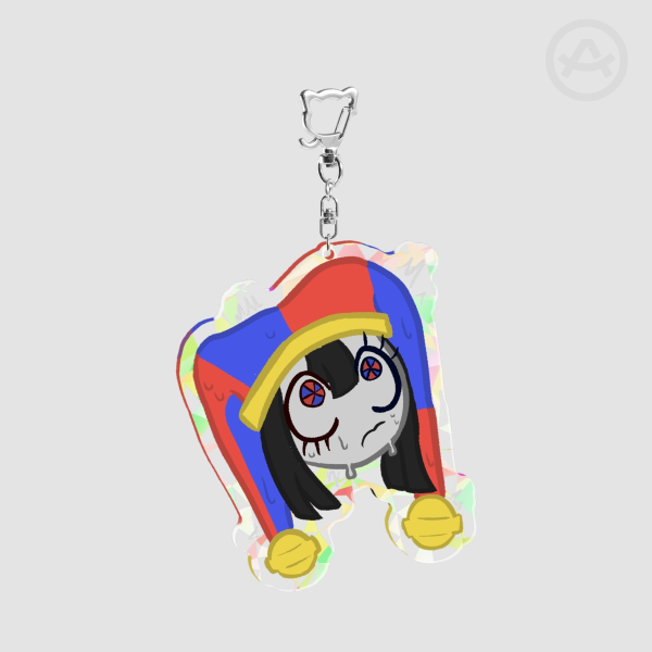 Pomni || The Amazing Digital Circus TADC Broken Glass Acrylic Keychains