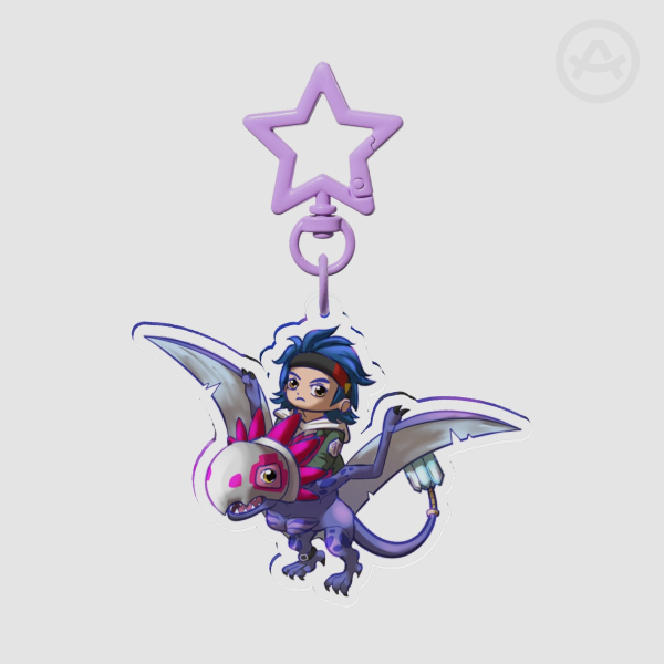 Raito and Rhampomon Keychain