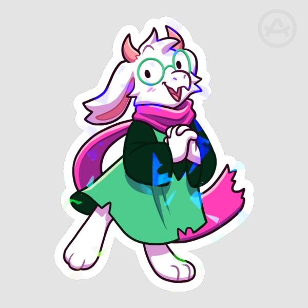 Ralsei Holographic Sticker