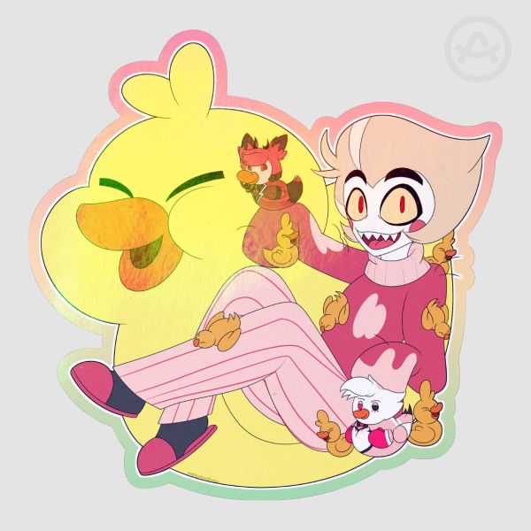 The Duck King but Sticker