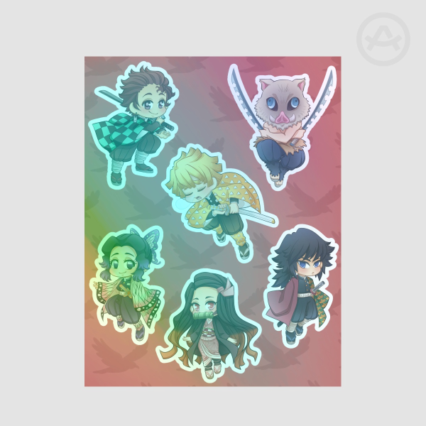 Demon Slayer || Sticker Sheet