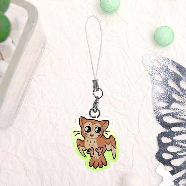 meowl phone charm