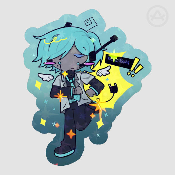 Collinlock16 Minecraft Arg Series AndreW2002 Die Cut Sticker