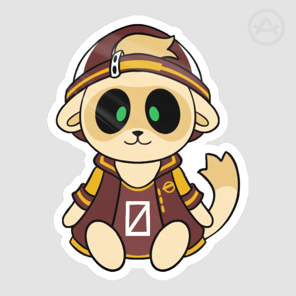 Otter Thad Sticker