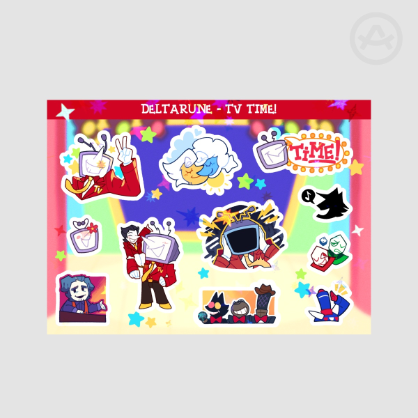 Deltarune CH3 Sticker Sheet