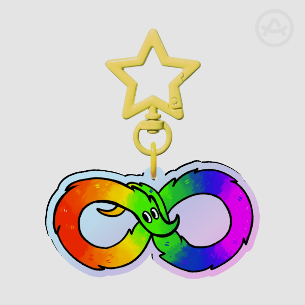 Rainbow Neurodiverse Pride Charm