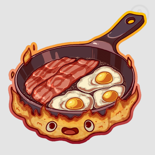 🍳A Fire Demon's Breakfast Stickers