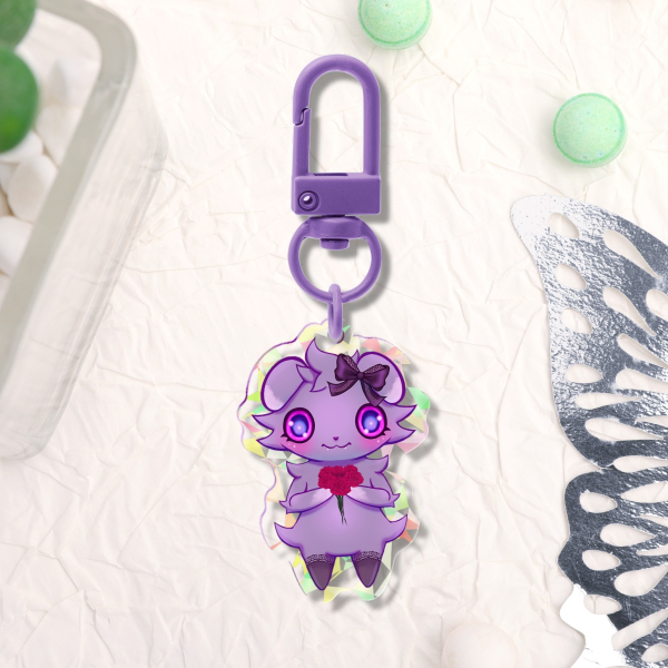 Gothic Lolita Espurr Broken Glass Acrylic Keychains