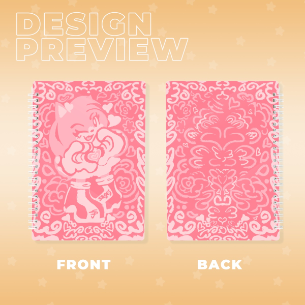 Amy Rose A5 Double-side Spiral Notebook