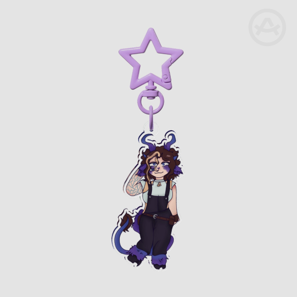 [Starbound SMP] Aura Acrylic Keychain