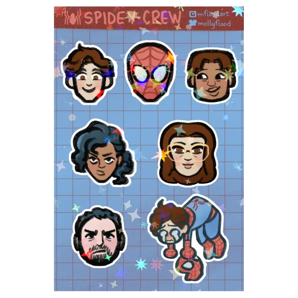 Spidey Crew Sticker Sheet