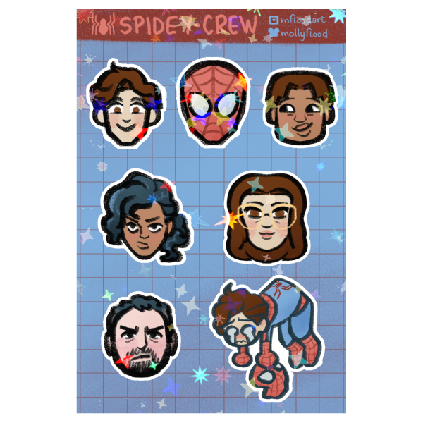 Spidey Crew Sticker Sheet