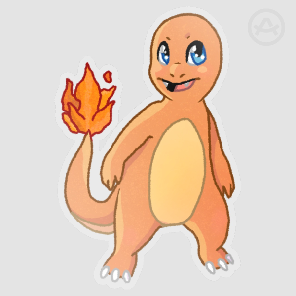 Charmander Vinyl Sticker