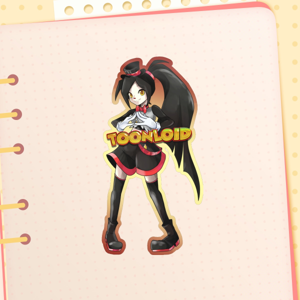 [TOONLOID] UTAUloid Hot Foil Stamping Die Cut Sticker