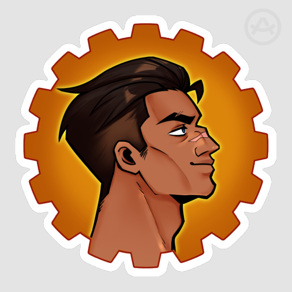 Jayce LoL Gear Sticker