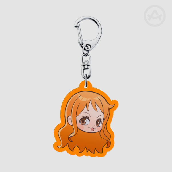 Nami Colored Edge Acrylic Keychains