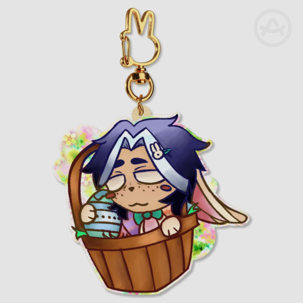 zephyrs easter Full Bleed Wood Keychains