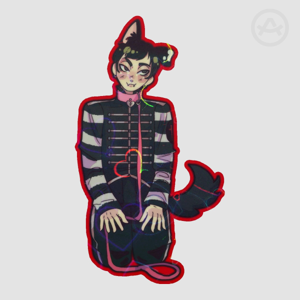 MY CHEMICAL ROMANCE PUPPY FRANK STICKER <3