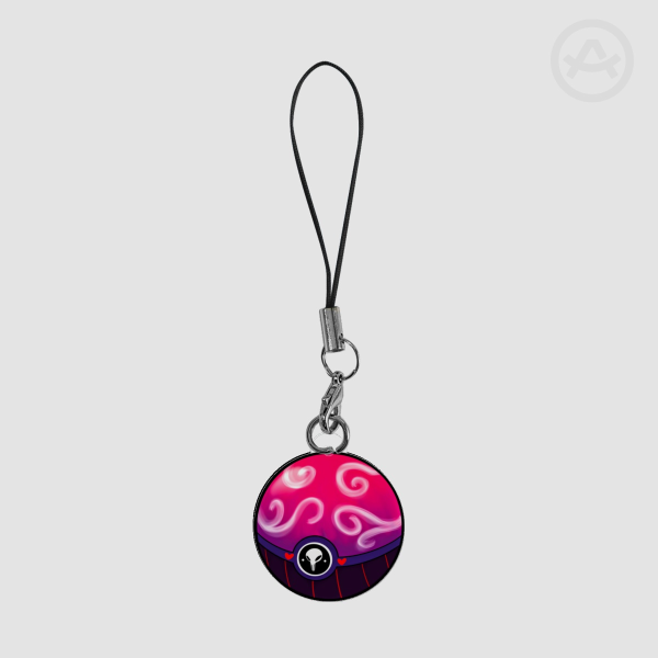 Velvette Pokeball Phone Charm