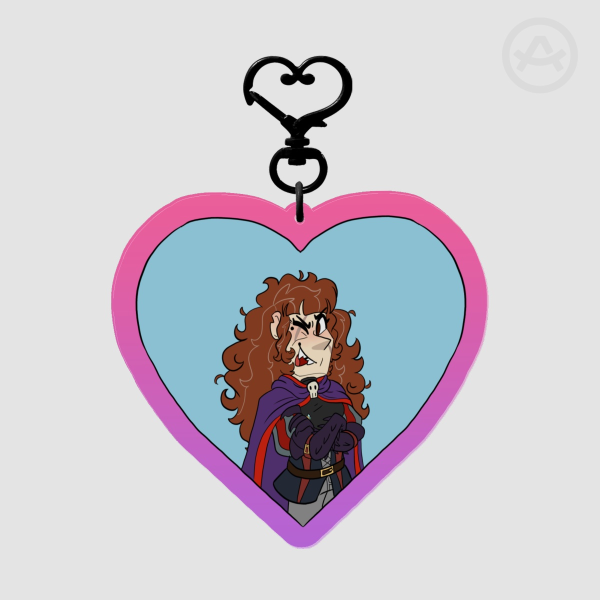 Esvele Heart - Colored Acrylic Keychain