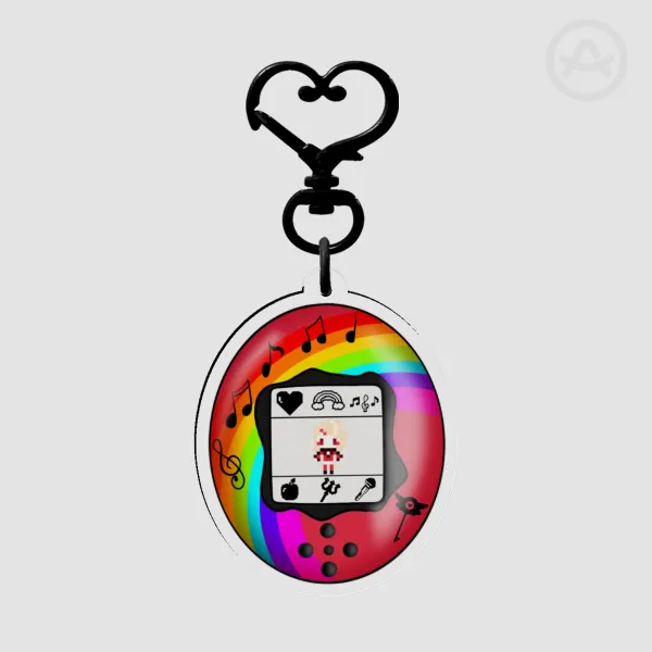 Charlie Tamagotchi Keychain