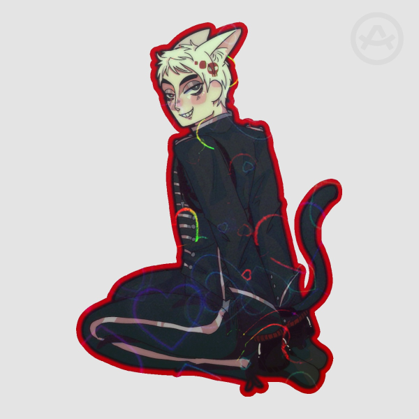 MY CHEMICAL ROMANCE KITTY GERARD STICKER <3