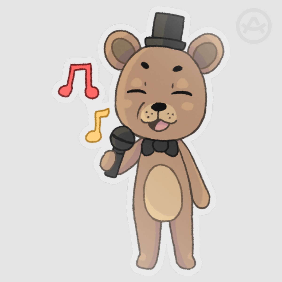 Chibi Freddy Vinyl Sticker