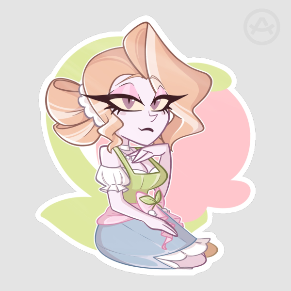 Spring Lily Of The Valley Lilith Die Cut Sticker