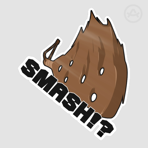 Smash Paddle Sticker