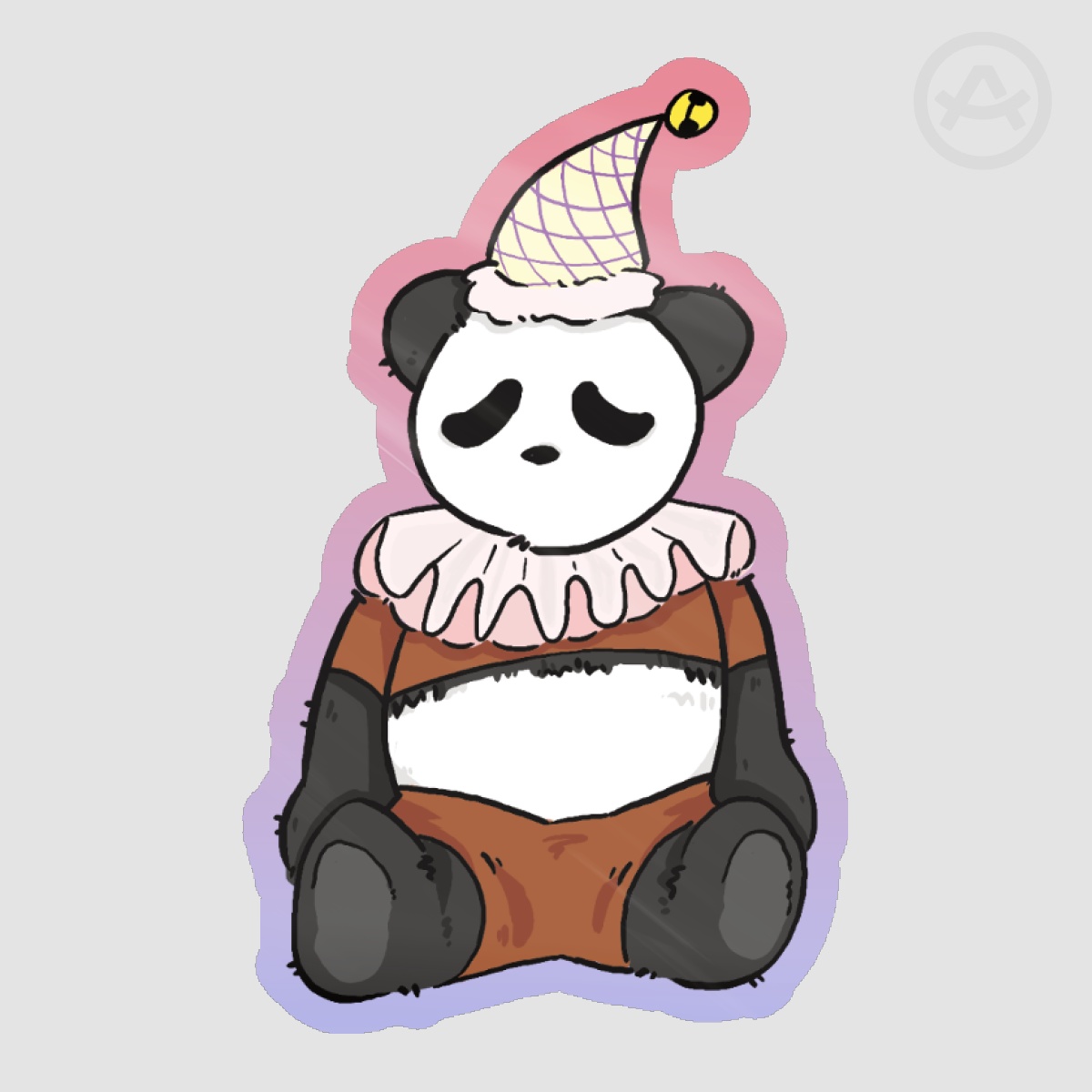 "Lulu" The Panda Die Cut Sticker