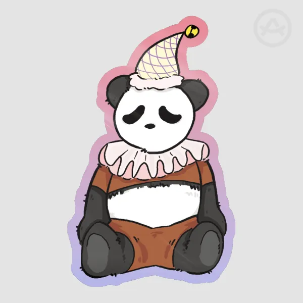 "Lulu" The Panda Die Cut Sticker