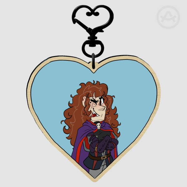 Esvele Heart - Wood Keychain