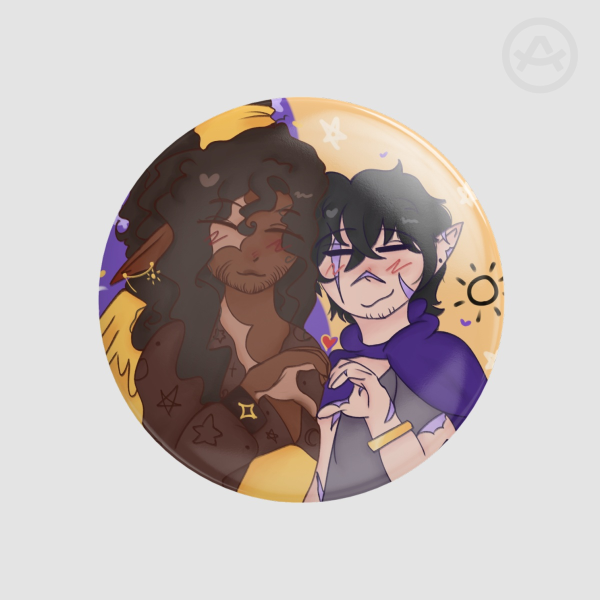 [Fable SMP] Wolftross Button Pin