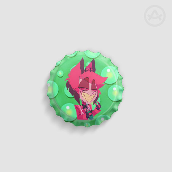 Alastor Bottle Cap Badge