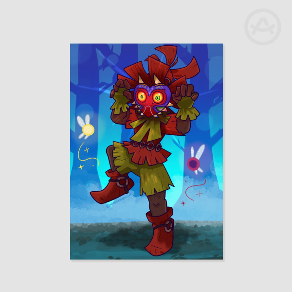 Skull Kid Print