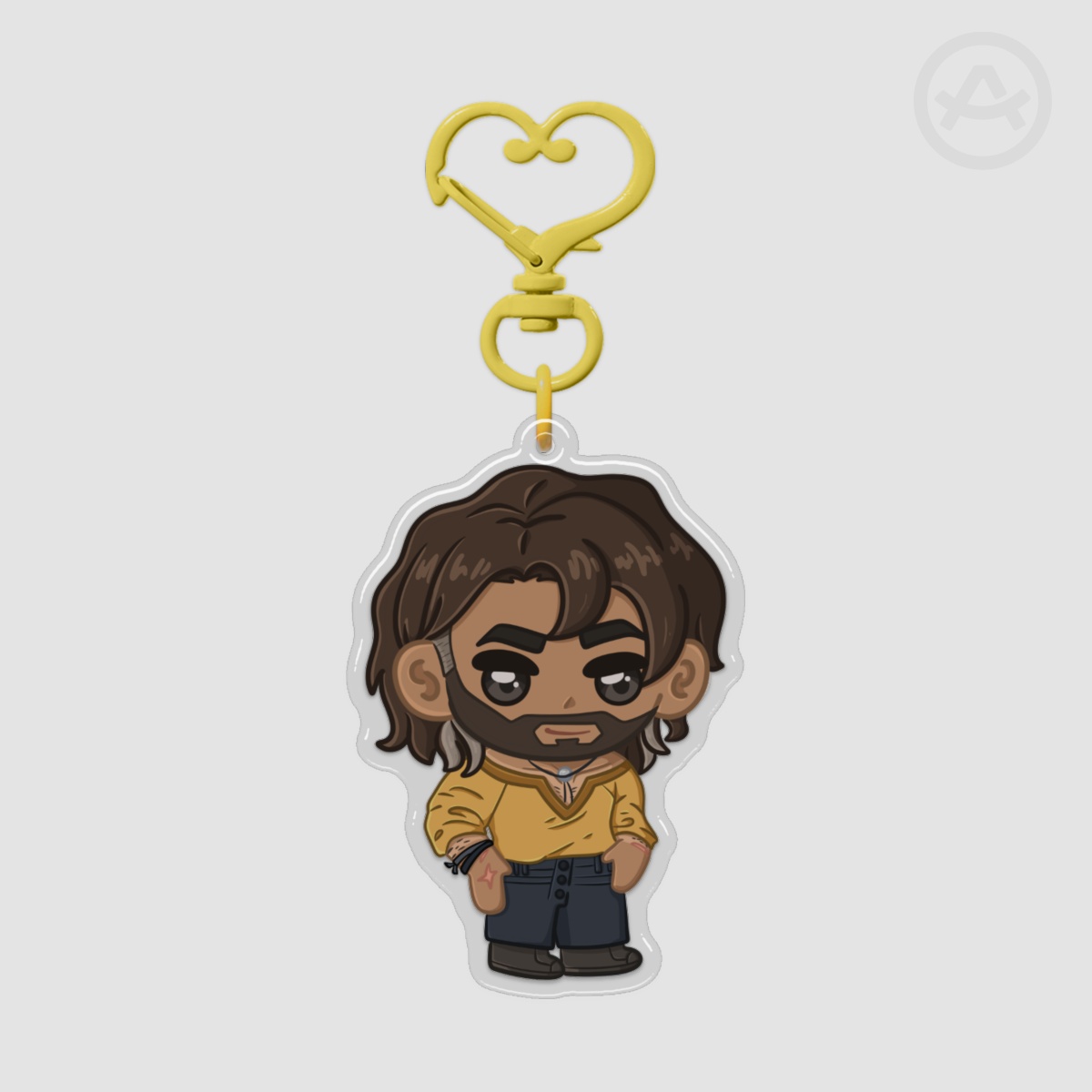 Hayden Fields of Mistria Epoxy Clear Acrylic Keychains