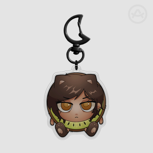 Limbus Company 🕰️: Fruity Neko Outis Epoxy Keychain