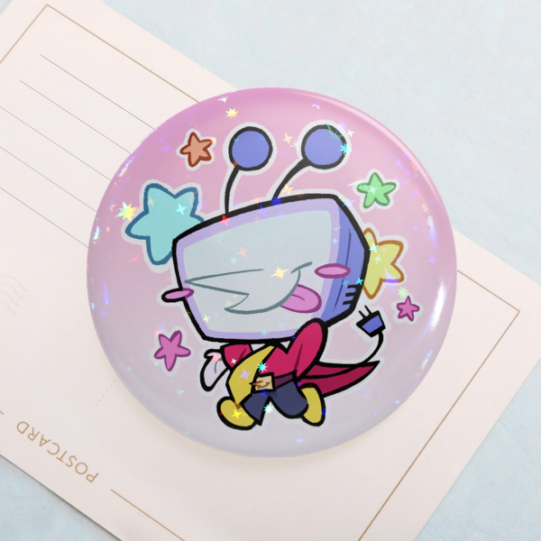Tenna Deltarune Glittery Pins