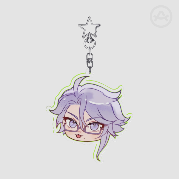 Azul Clear Acrylic Keychains