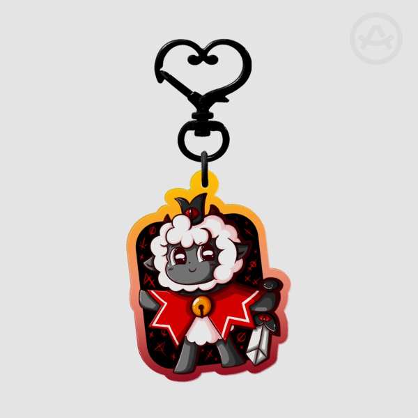 Colored Edge Acrylic Keychains