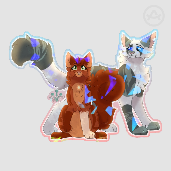 Squirrelstar and Ivypool Sticker