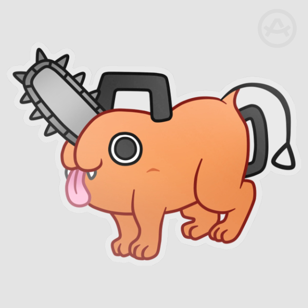 Pochita Vinyl Sticker