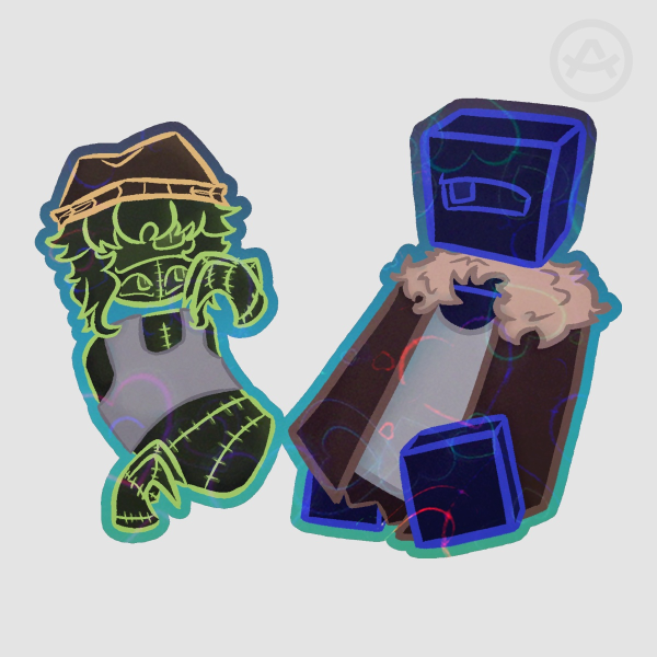 Sage and Azazel || Die Cut Sticker