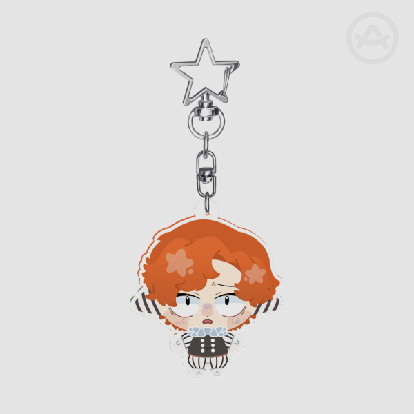 Sebastian Clear Acrylic Keychains