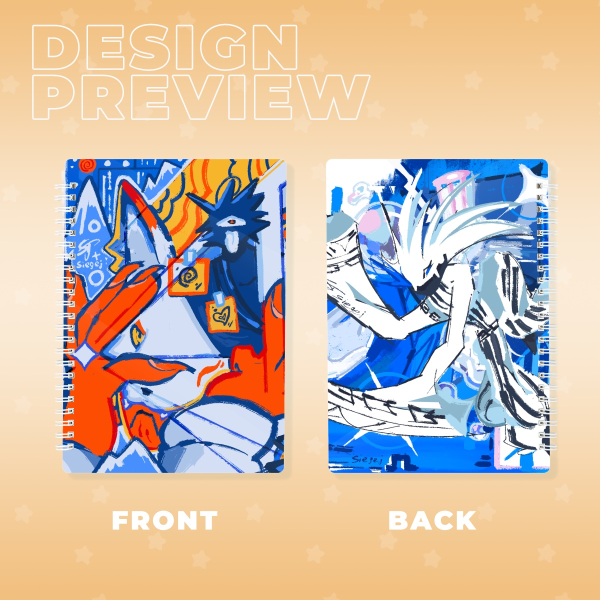 Sketchy Sketch A5 Double-side Spiral Notebook 2