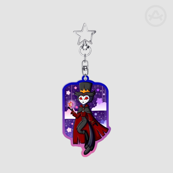 Broken Glass Acrylic Keychains - 2.76"(70mm), ①