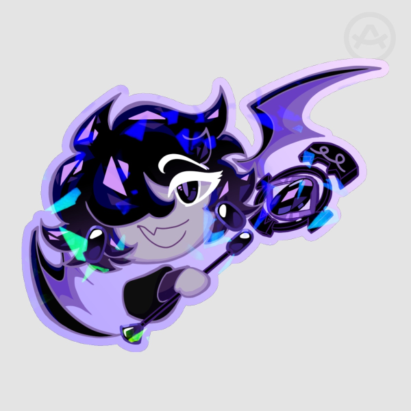 Black Sapphire Cookie Sticker