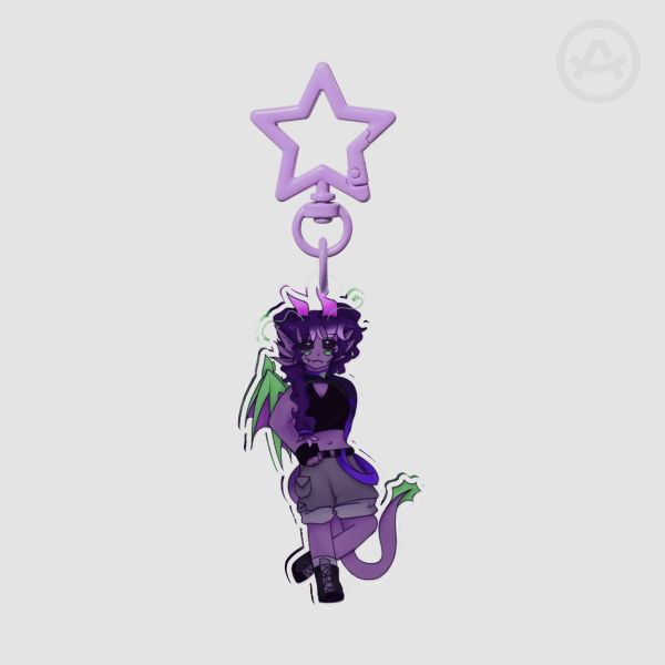 [Starbound SMP] Vesper Acrylic Keychain