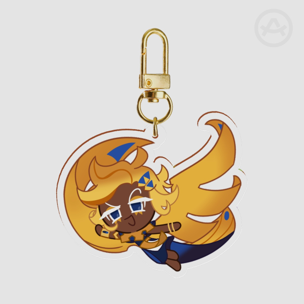 Rich Cheese Cookie Keychain